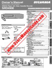 Vezi SRD4900 pdf DVD Player cu Manualul VCR proprietarului