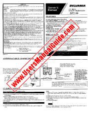 Ver SRT139 pdf 13  inch Manual del propietario de la televisión