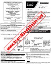 Ver SRT2227S pdf Manual del propietario de la televisión de 27  inch 
