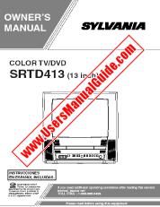 Ver SRTD413 pdf Unidad de combo TV / DVD de 13  inch Manual del usuario