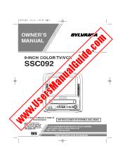 Ansicht SSC092 pdf 09  inch TV / VCR Combo Unit Bedienungsanleitung