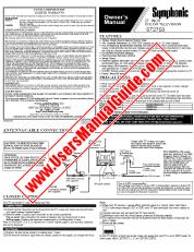 Ver ST27S3 pdf Manual del propietario de la televisión de 27  inch 