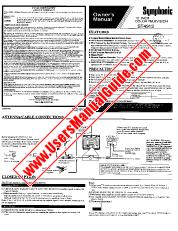 Vezi ST4913 pdf Manual 13  inch Televiziunea proprietarului