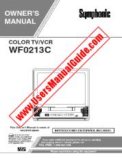 Voir WF0213C pdf Manuel de 13  inch Télévision / Magnétoscope propriétaire de l'unité