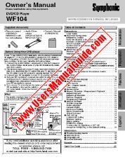 Vezi WF104 pdf Manual DVD Player proprietarului