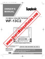 Ansicht WF13C2 pdf 13  inch TV / VCR Combo Unit Bedienungsanleitung