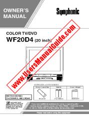 View WF20D4 pdf 20 inch  TV / DVD Combo Unit Owner's Manual