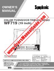 Ver WF719 pdf Unidad de combo TV / DVD / VCR de 19  inch Manual del usuario