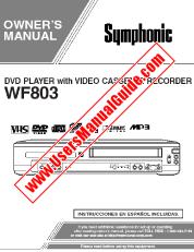 Vezi WF803 pdf DVD Player cu Manualul VCR proprietarului