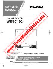Voir WSSC192 pdf Manuel de 19  inch Télévision / Magnétoscope propriétaire de l'unité