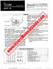 Ver AH-4 pdf Usuario / Propietarios / Manual de instrucciones