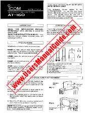 Ver AT-160 pdf Usuario / Propietarios / Manual de instrucciones