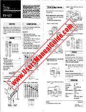 Ver EX-627 pdf Usuario / Propietarios / Manual de instrucciones