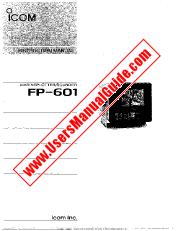 Voir FP601 pdf Utilisateur / Propriétaires / Manuel d'instructions