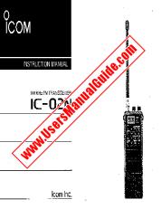 Ver IC-02N pdf Usuario / Propietarios / Manual de instrucciones