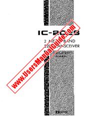 Ver IC202S pdf Usuario / Propietarios / Manual de instrucciones
