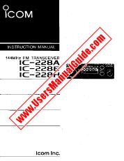 Vezi IC-228A pdf Utilizator / Proprietarii / Manual de utilizare