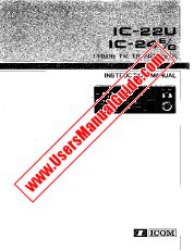 Voir IC22U pdf Utilisateur / Propriétaires / Manuel d'instructions
