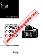 Voir IC2340A pdf Utilisateur / Propriétaires / Manuel d'instructions