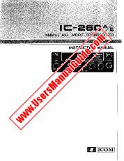 Voir IC-260E pdf Utilisateur / Propriétaires / Manuel d'instructions