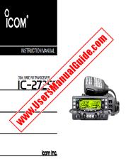 Voir IC2725E pdf Utilisateur / Propriétaires / Manuel d'instructions