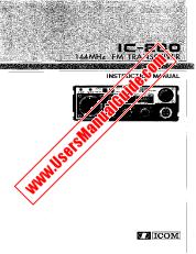 Voir IC-280 pdf Utilisateur / Propriétaires / Manuel d'instructions