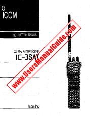 Voir IC-3SAT pdf Utilisateur / Propriétaires / Manuel d'instructions