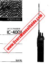 Ver IC-40GX pdf Usuario / Propietarios / Manual de instrucciones