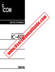 Voir IC40S pdf Utilisateur / Propriétaires / Manuel d'instructions