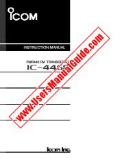 Vezi IC-446S pdf Utilizator / Proprietarii / Manual de utilizare