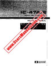 Ver IC-47E pdf Usuario / Propietarios / Manual de instrucciones