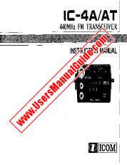 Ver IC-4A pdf Usuario / Propietarios / Manual de instrucciones