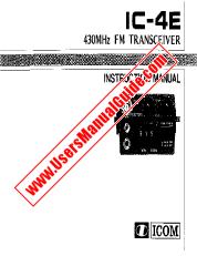 Voir IC-4E pdf Utilisateur / Propriétaires / Manuel d'instructions