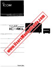 Voir IC-4KL pdf Utilisateur / Propriétaires / Manuel d'instructions
