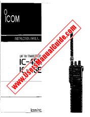 View IC-4SE pdf User/Owners/Instruction Manual