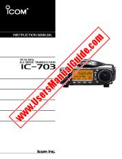 Voir IC-703 pdf Utilisateur / Propriétaires / Manuel d'instructions