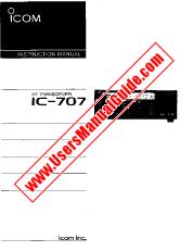 Vezi IC-707 pdf Utilizator / Proprietarii / Manual de utilizare
