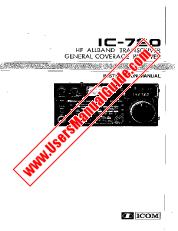 Voir IC-720 pdf Utilisateur / Propriétaires / Manuel d'instructions