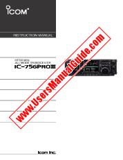 Vezi IC-756PROIII pdf Utilizator / Proprietarii / Manual de utilizare