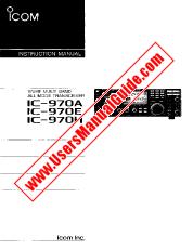 Voir IC970A pdf Utilisateur / Propriétaires / Manuel d'instructions
