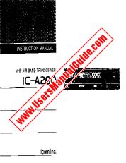Voir IC-A200 pdf Utilisateur / Propriétaires / Manuel d'instructions
