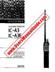 Vezi IC-A3E pdf Utilizator / Proprietarii / Manual de utilizare