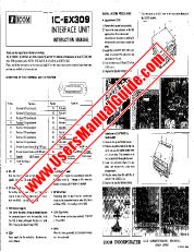 Voir IC-EX309 pdf Utilisateur / Propriétaires / Manuel d'instructions