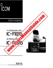 Voir IC-F2010 pdf Utilisateur / Propriétaires / Manuel d'instructions
