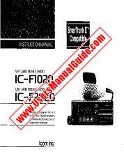 Ansicht IC-F1020 pdf Benutzer / Besitzer / Bedienungsanleitung