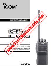 View IC-F14 pdf User/Owners/Instruction Manual