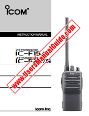 Ver IC-F15 pdf Usuario / Propietarios / Manual de instrucciones