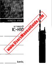 Ver IC-H10 pdf Usuario / Propietarios / Manual de instrucciones
