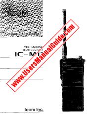 Vezi IC-M11 pdf Utilizator / Proprietarii / Manual de utilizare