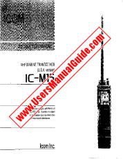 Ver IC-M15 USA pdf Usuario / Propietarios / Manual de instrucciones